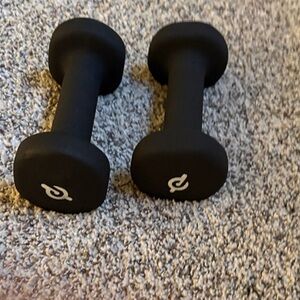 Peloton Black Dumbbells